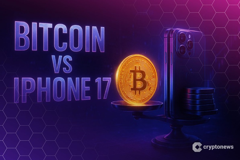 Bitcoin vs iPhone 17