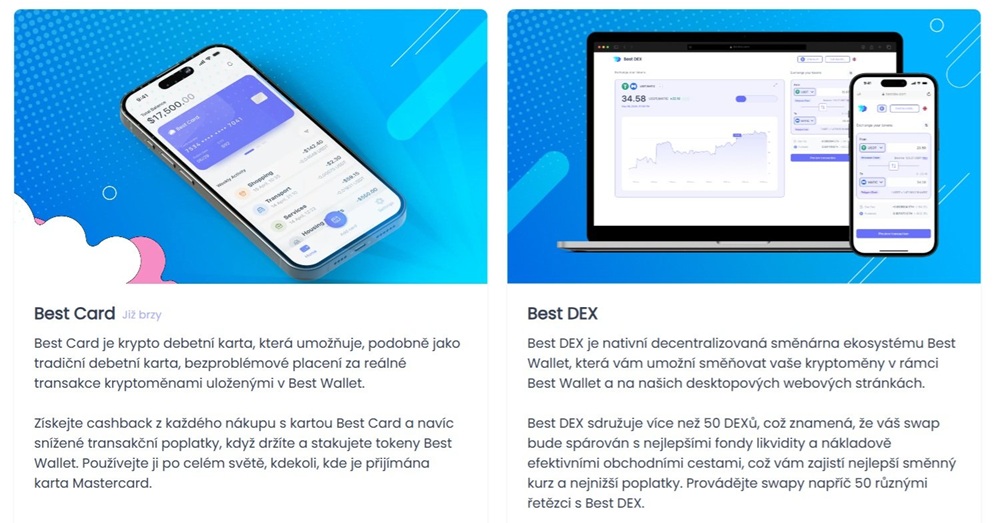 Best Wallet brzy spustí funkci Best Card