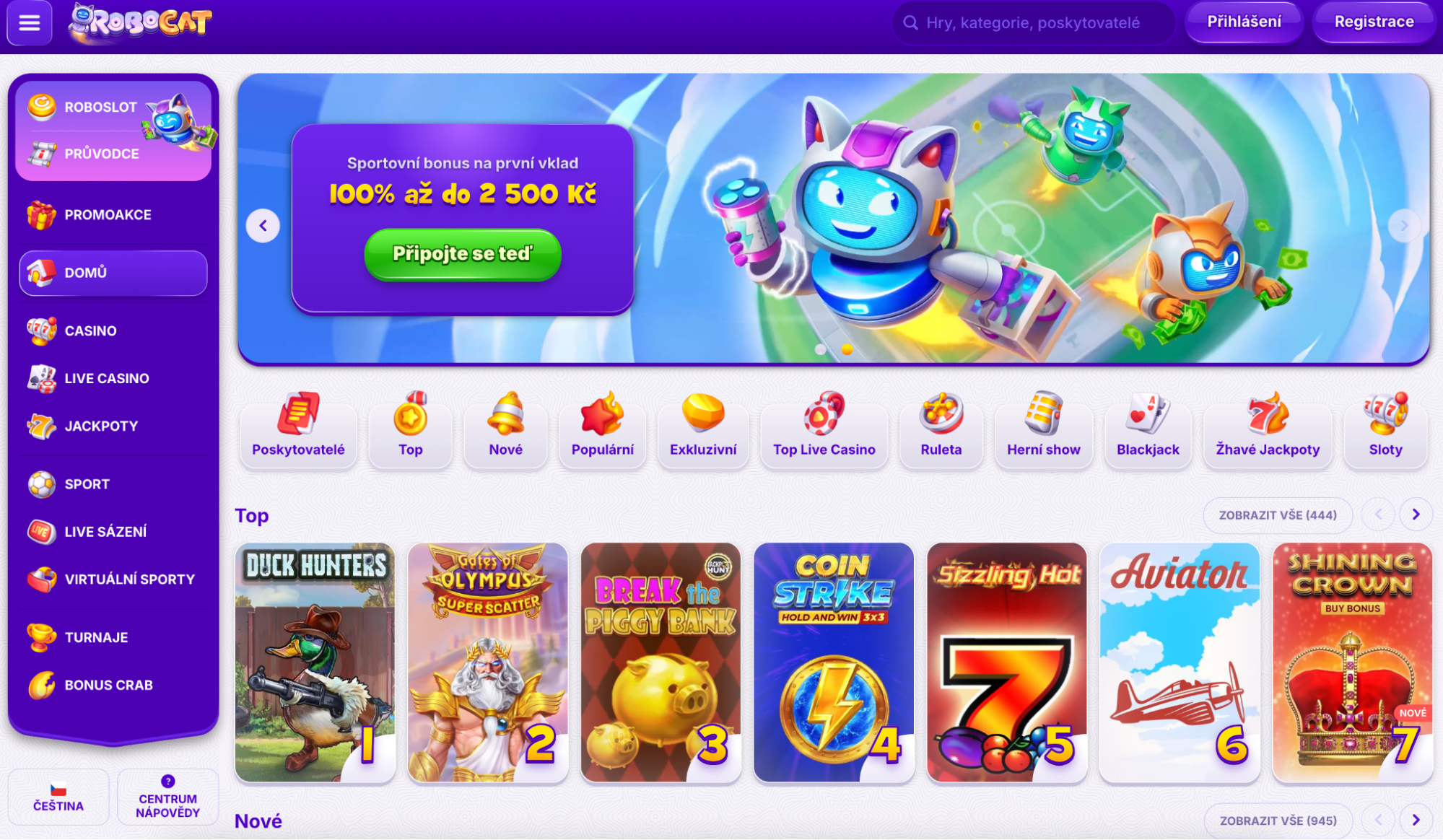 robocat-casino Nejlepší online casino