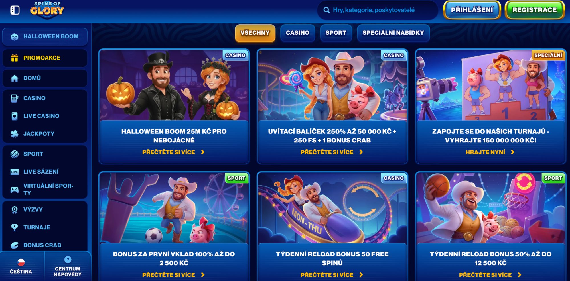 Ukázka zákaznické podpory v kasinu