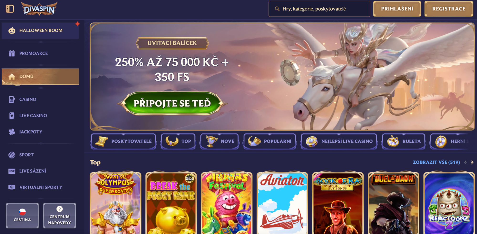 Krok 1 - Vyberte si online kasino