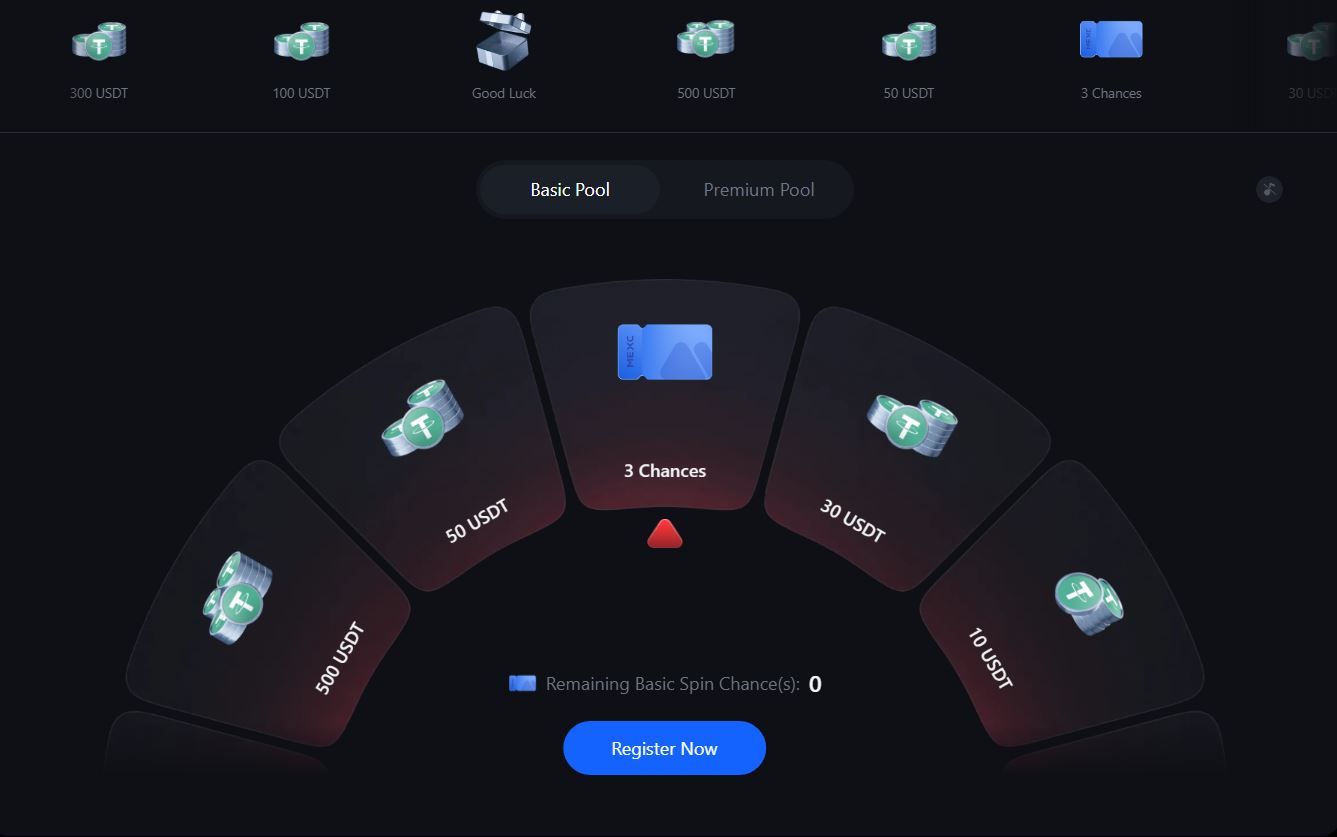 Zatočte kolem štěstí na MEXC a získejte odměnu v USDT.