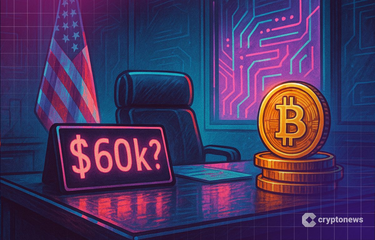 CryptoQuant varuje: nejistota kolem Fedu může stlačit bitcoin až k 60 000 USD.
