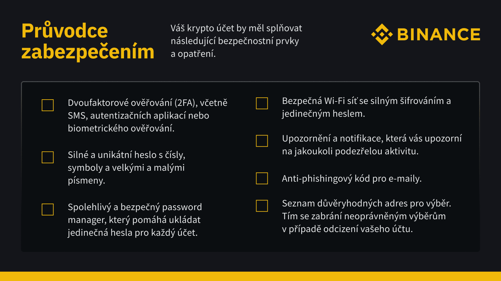 Základní bezpečnostní pravidla, která chrání vaše prostředky před zneužitím.