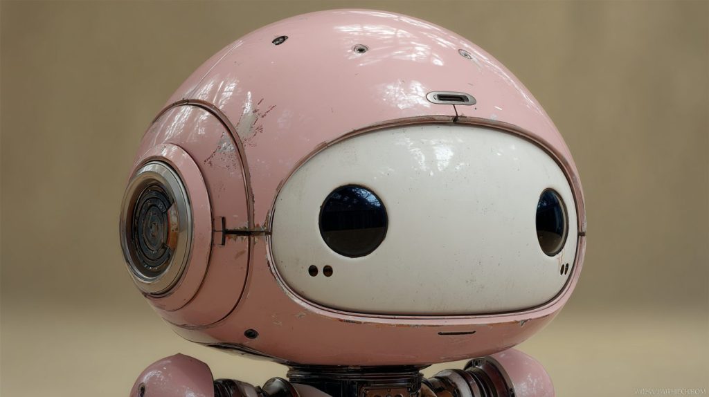 krach sztucznej inteligencji robot z oczami