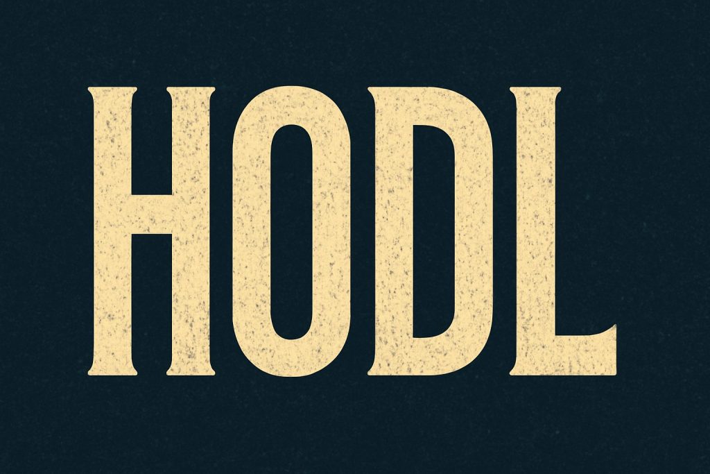 hodl - Jak zarabiać na kryptowalutach