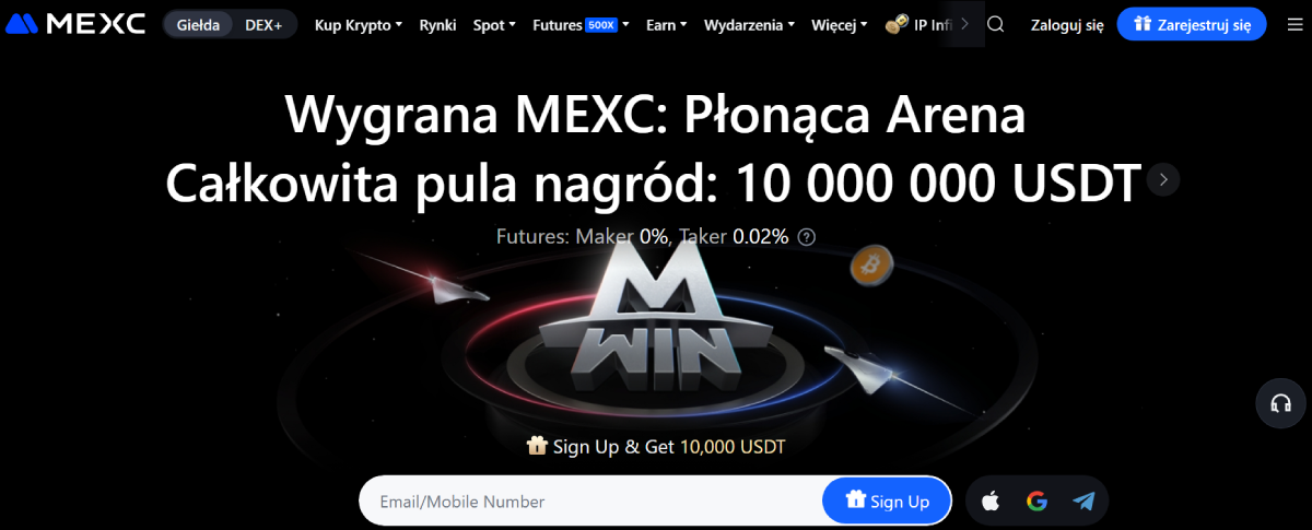 mexc najlepsza giełda kryptowalut