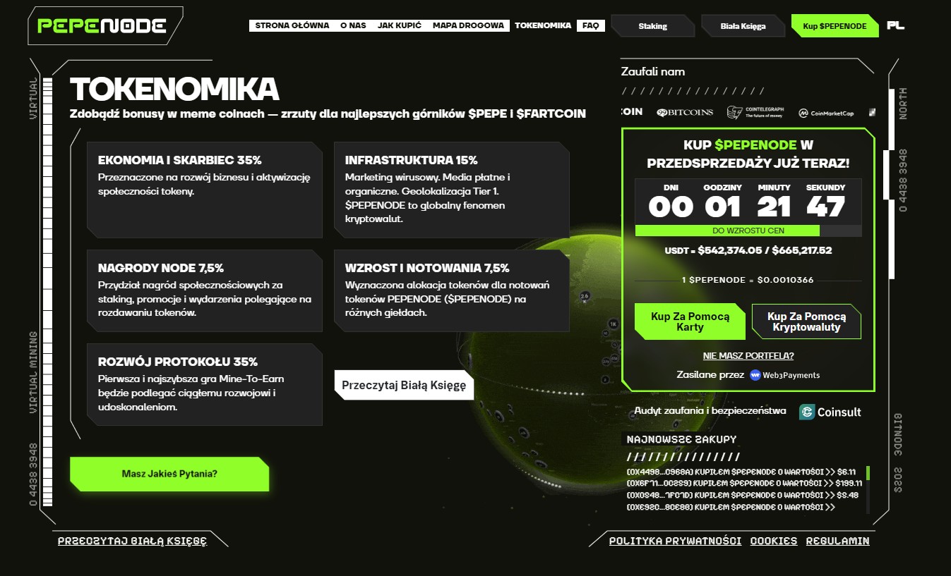 pepenode tokenomika