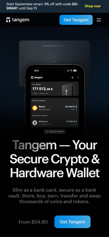 portfel kryptowalut tangem 