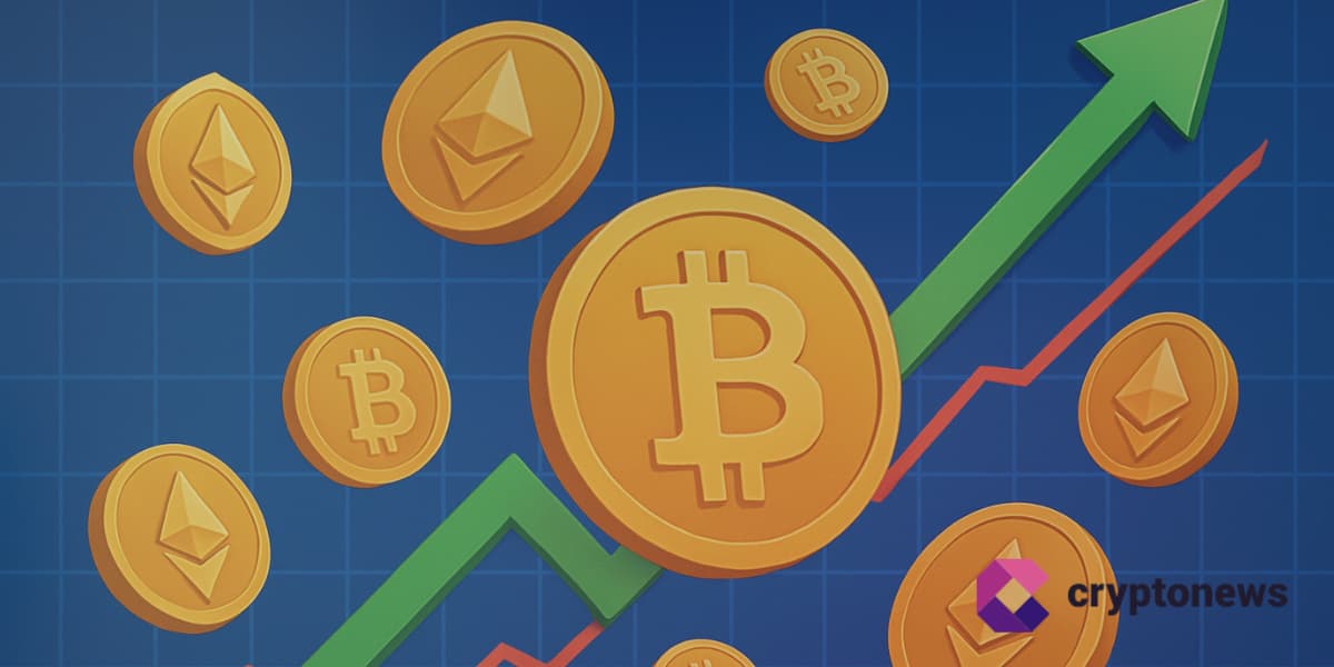 Wzrosty kryptowalut.