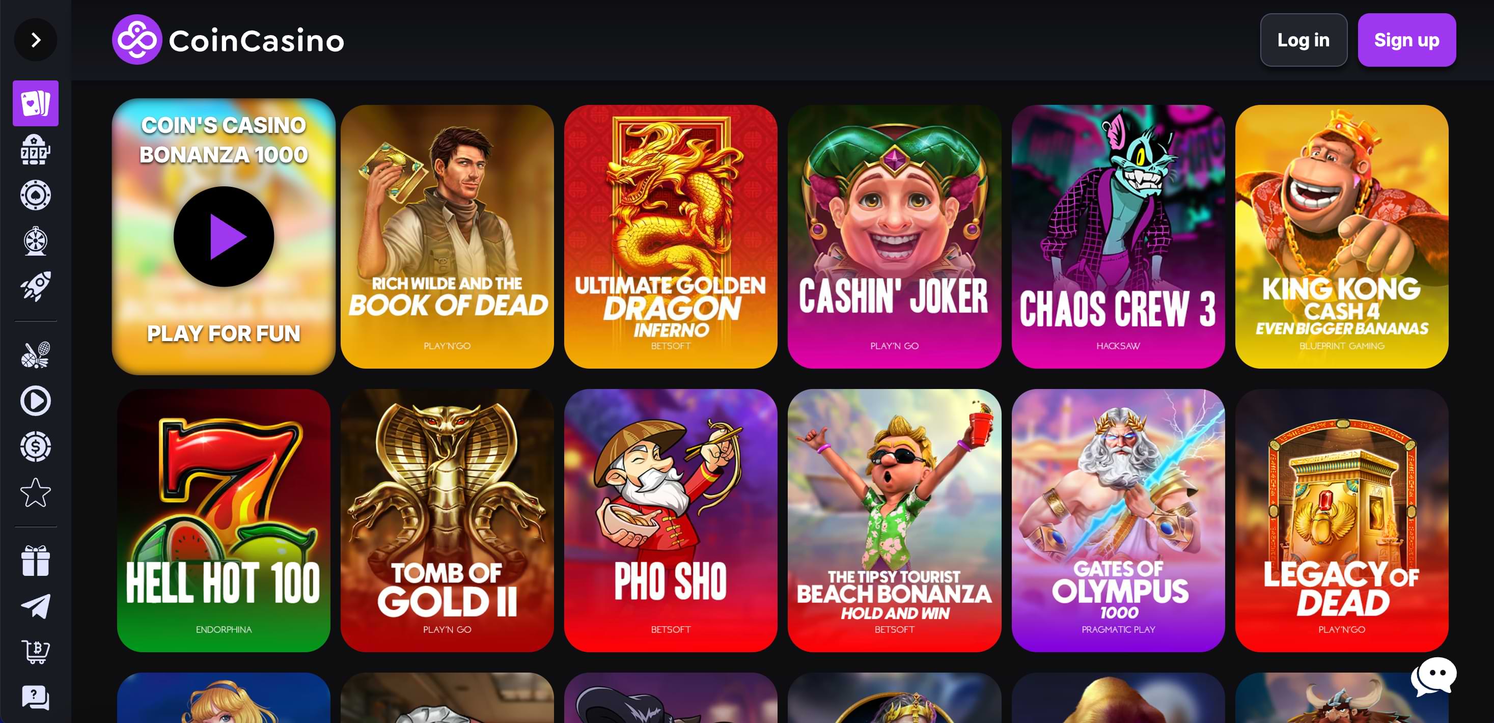 coin casino - gry w wersji demo