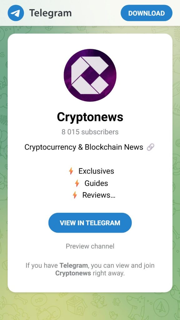 grupy krypto na telegramie