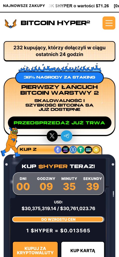 bitcoin hyper strona główna przedsprzedaż