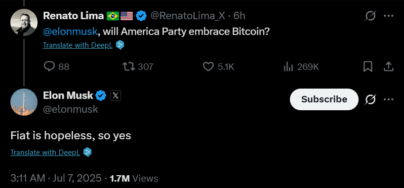 elon musk x