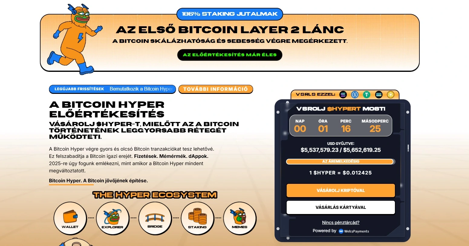 Új kriptovaluták - Bitcoin Hyper