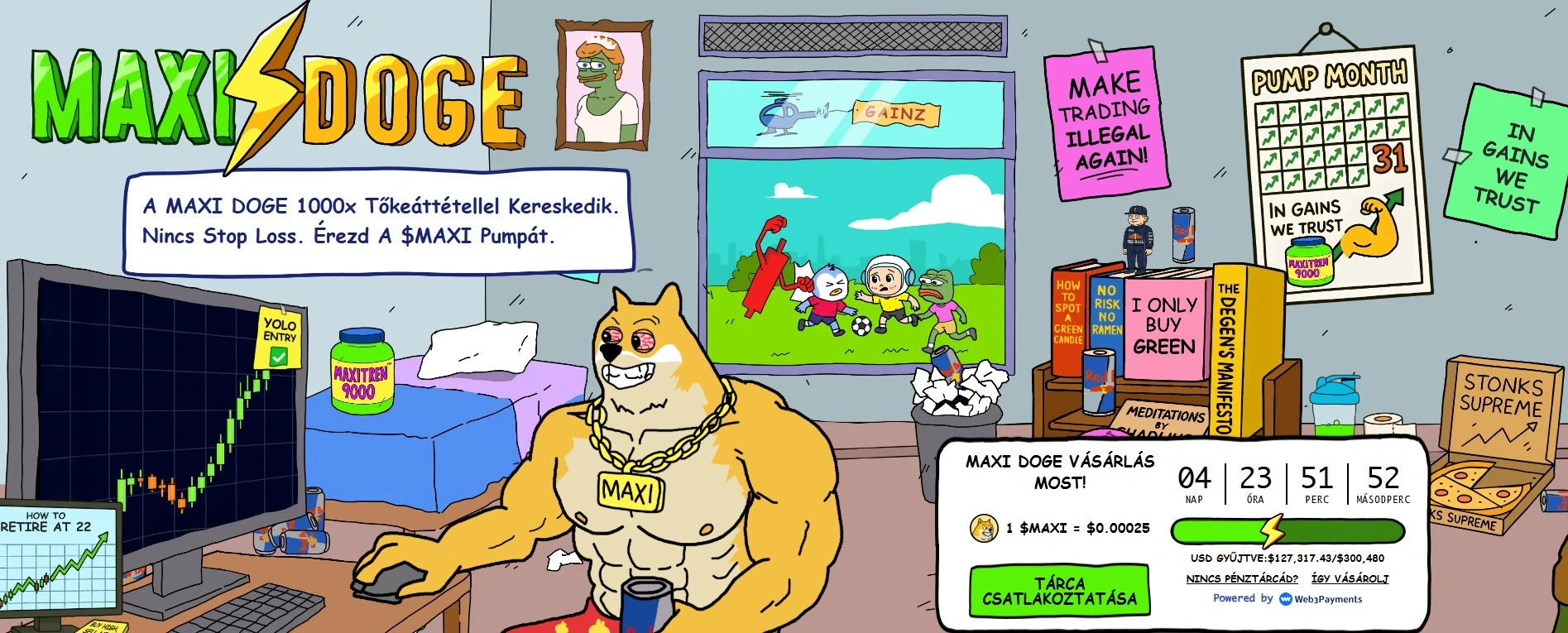 új kriptovaluták - MAXI Doge