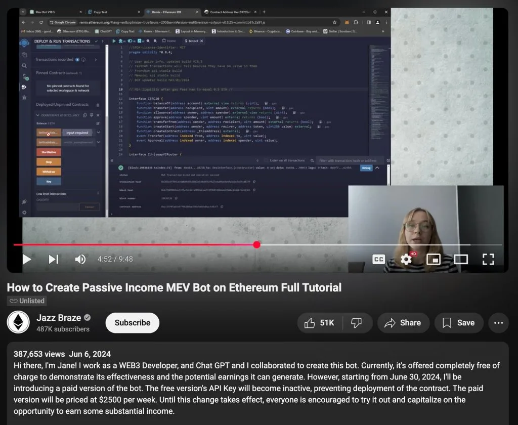 ETH csalás - videó