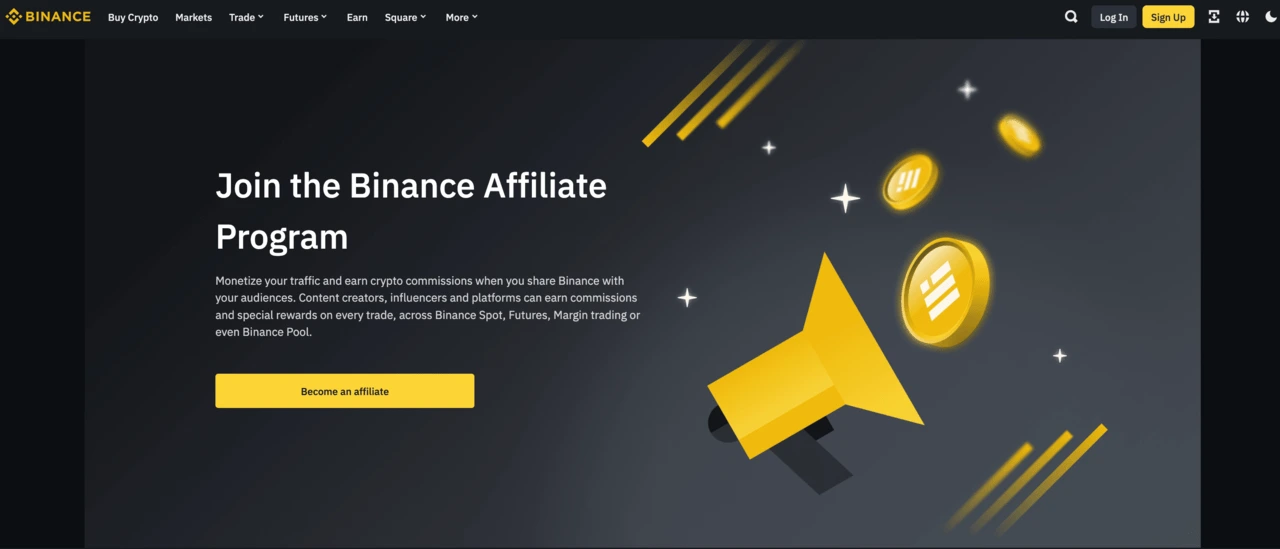 Binance kripto affiliate program