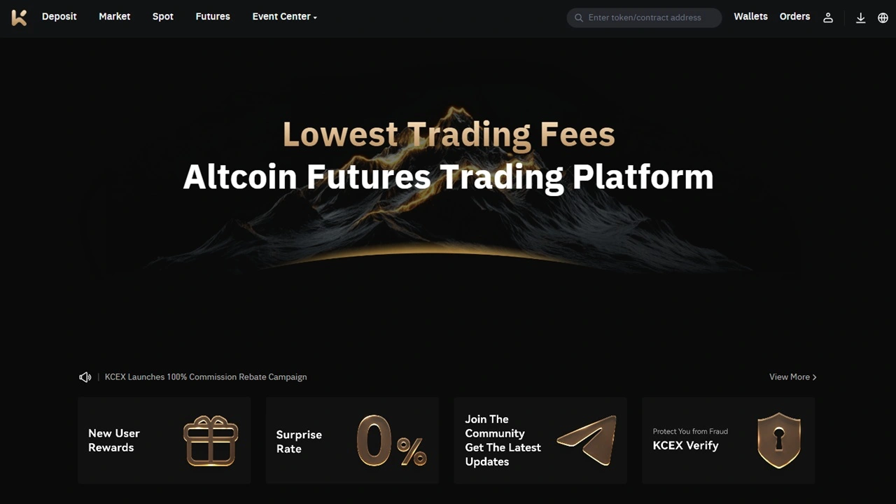 KCEX - kriptotőzsde