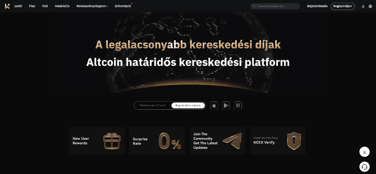 KCEX - a legjobb határidős kripto kereskedési oldalak