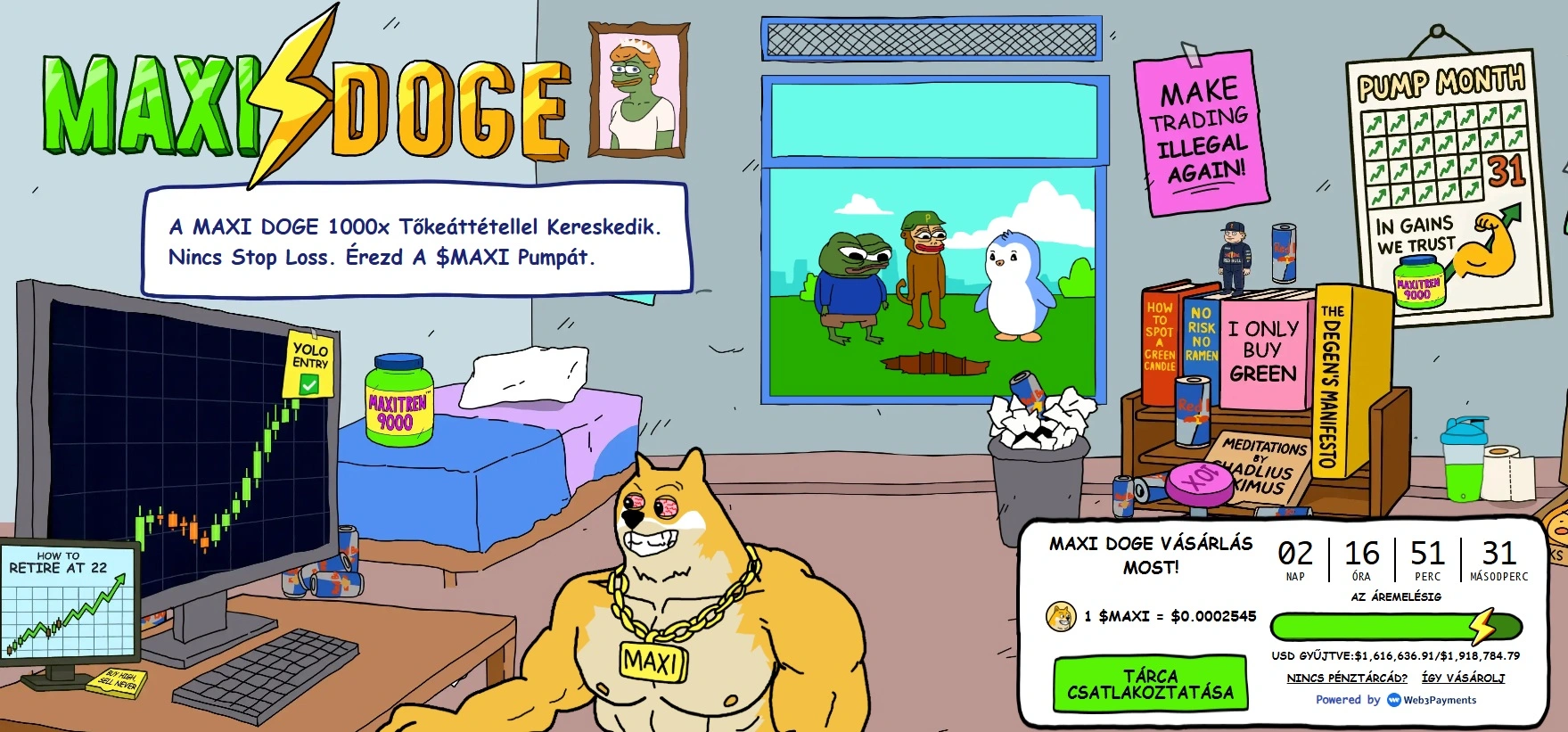 Maxi Doge árfolyam-előrejelzés