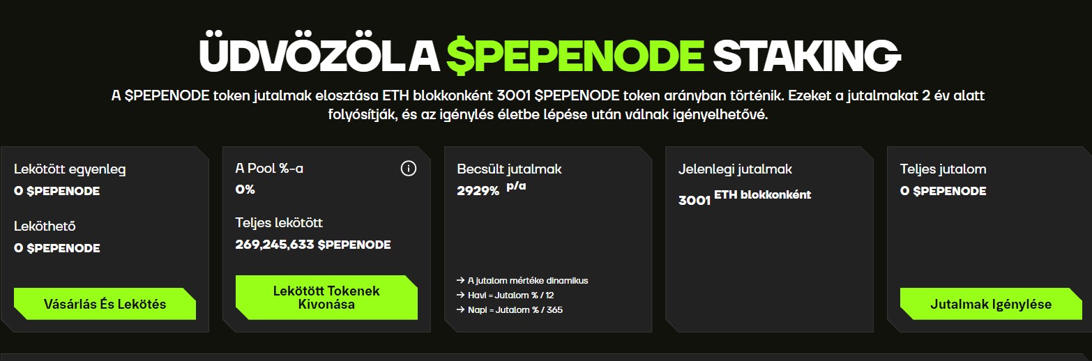 pepenode staking