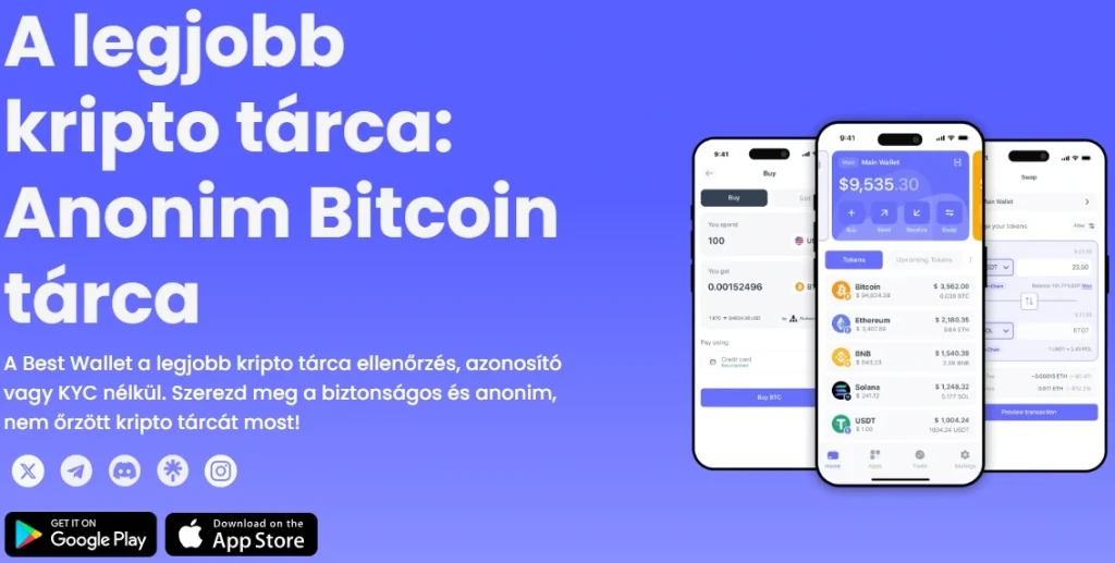Best Wallet - főoldal