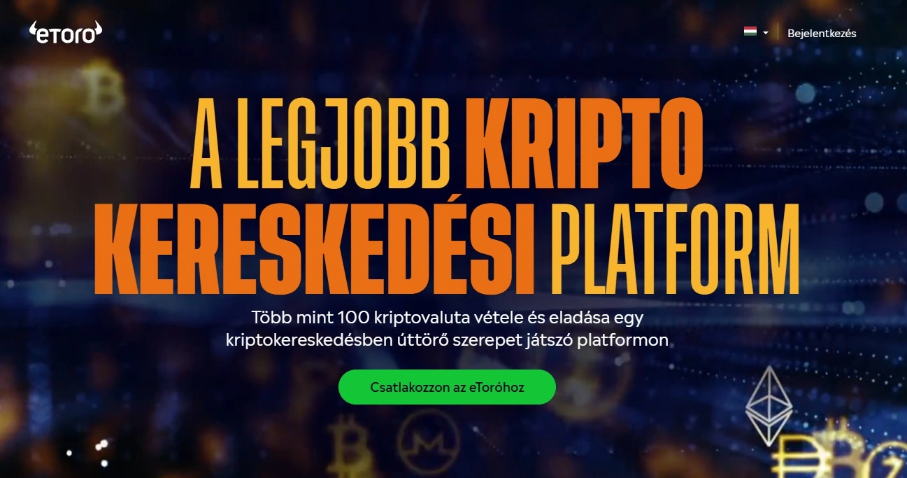 Binance alternatívák - eToro tőzsde