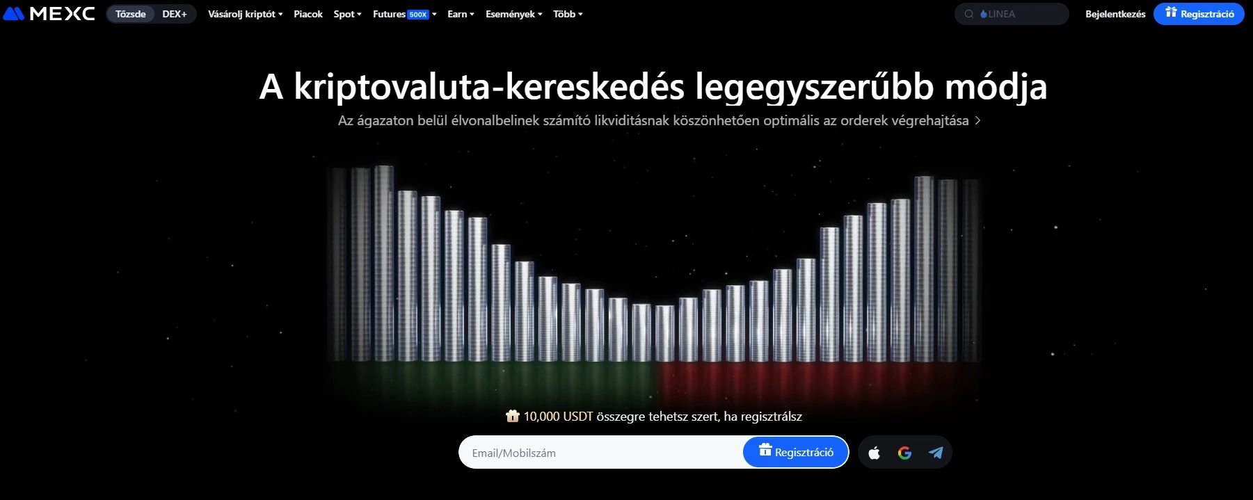 MEXC napi kereskedéshez