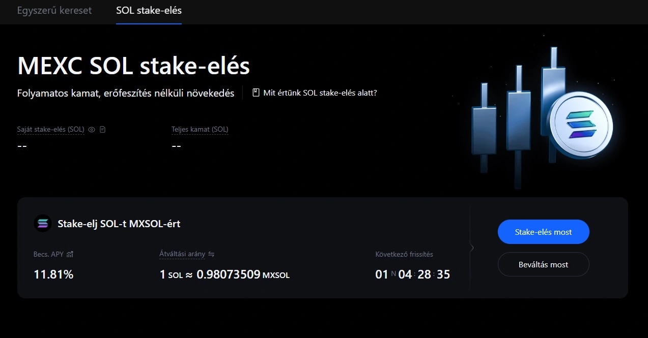 MEXC - a legjobb kripto staking platformok