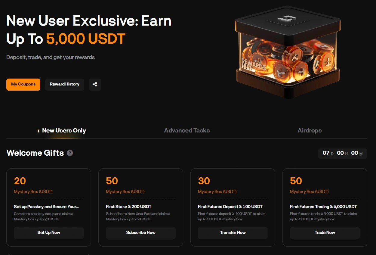 BloFin jutalomközpont