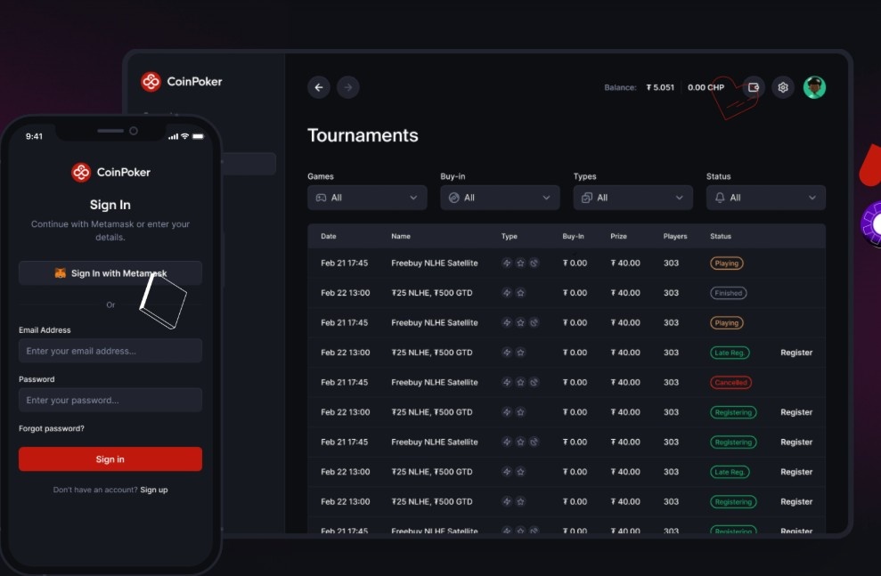 coinpoker legjobb kripto poker