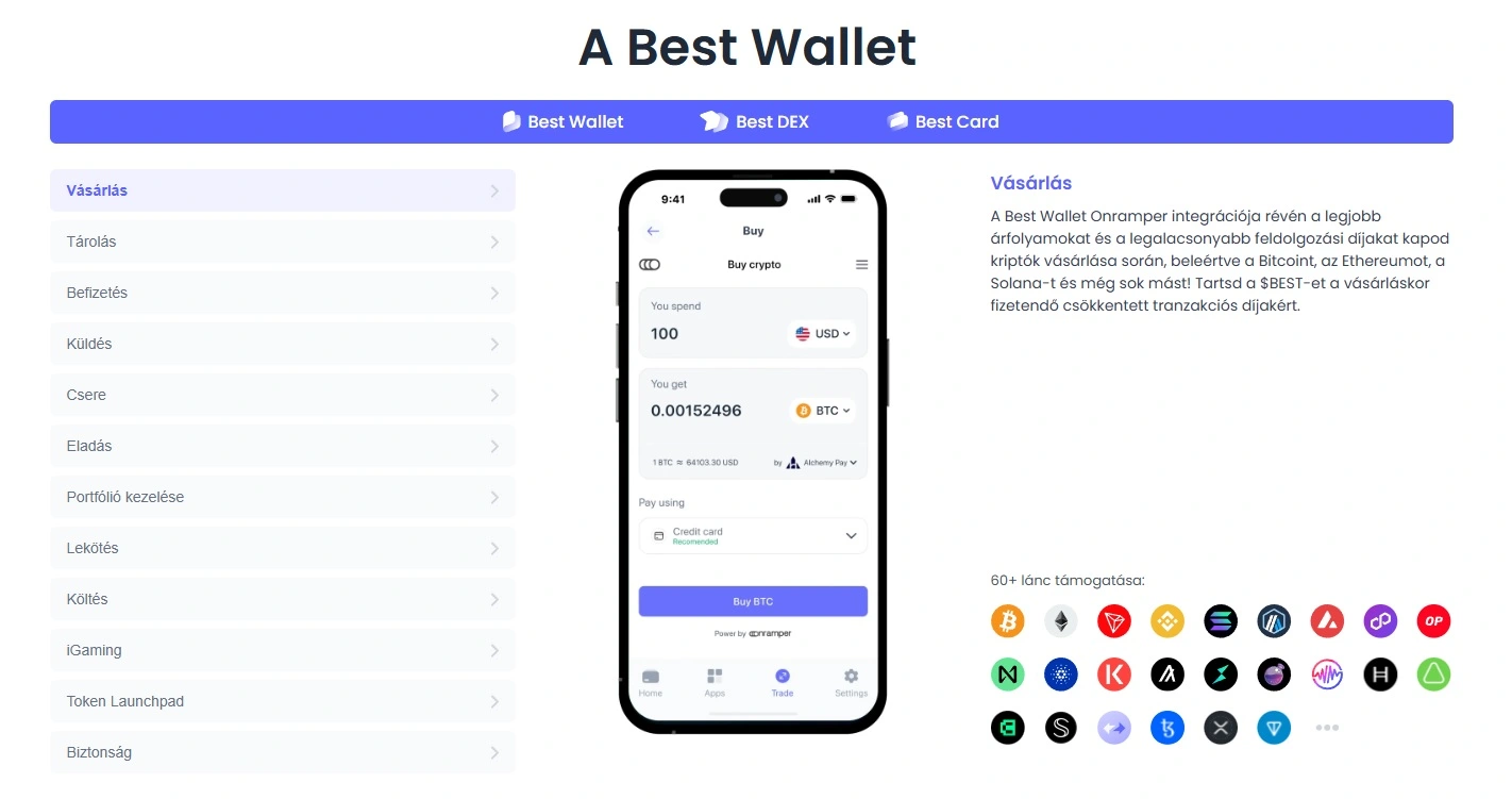Best Wallet platform