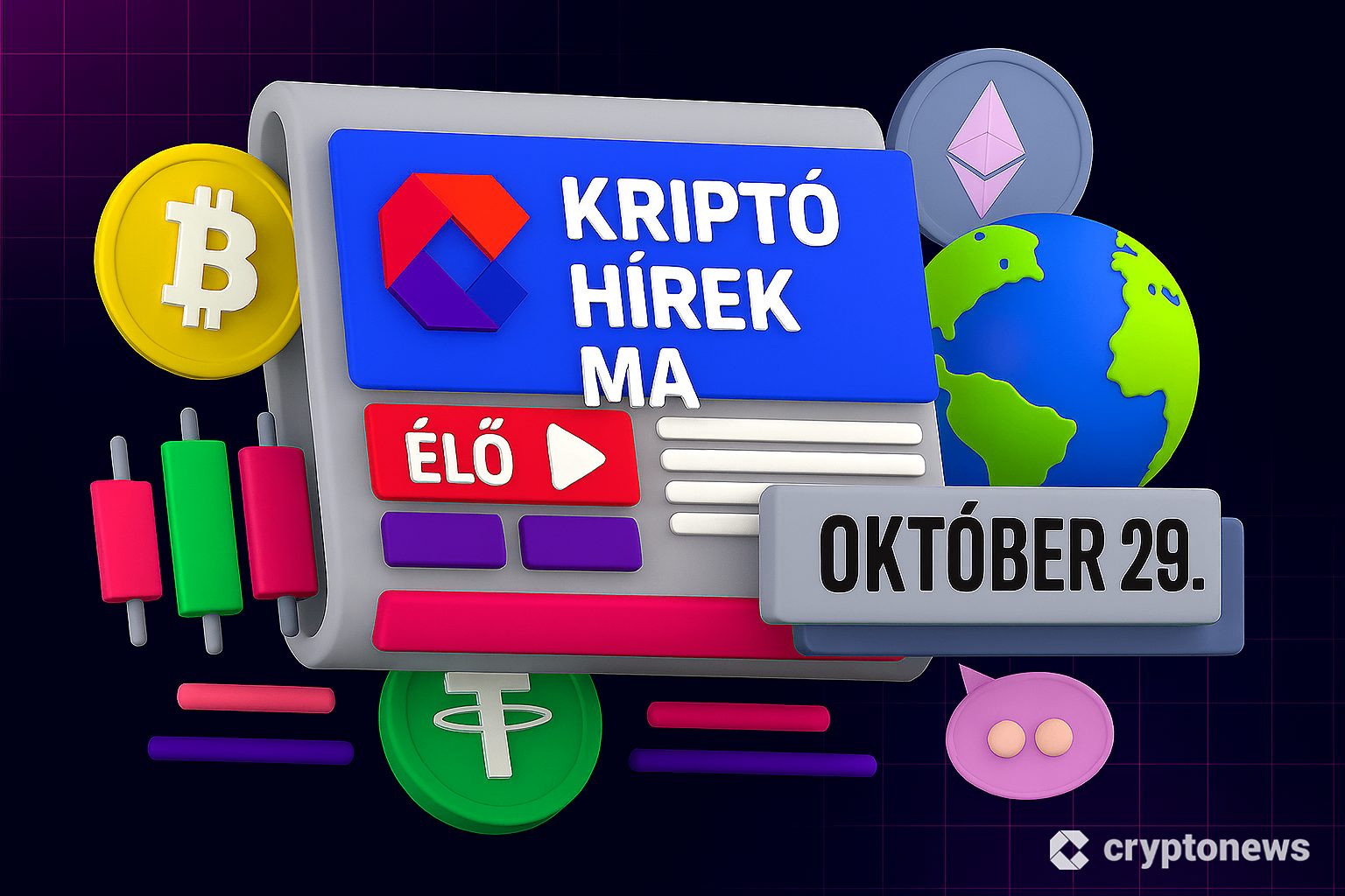Élő kriptovaluta hírek
