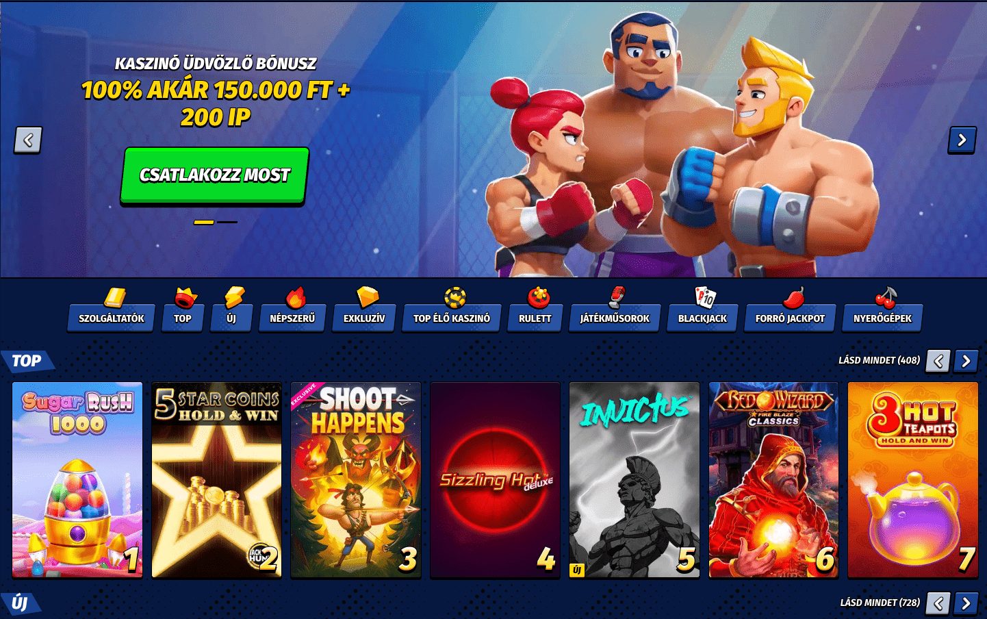 big clash Online kaszinó