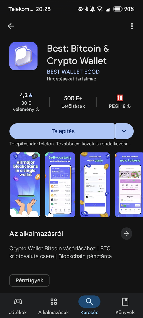 Best Wallet letöltés