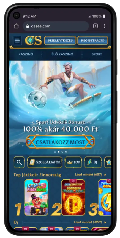 casea külföldi online kaszinó