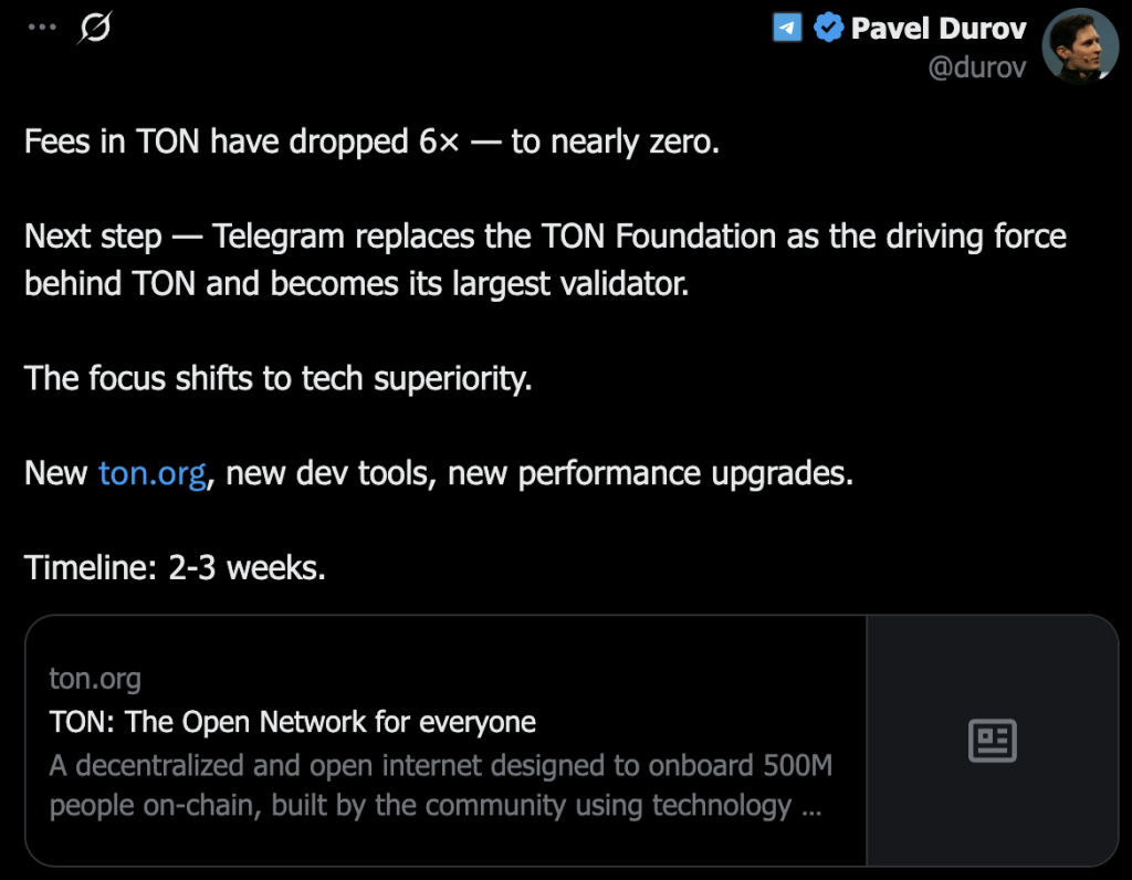 toncon ton pavel durov
