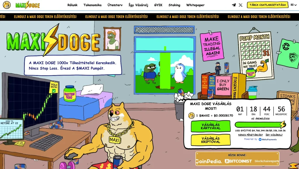 maxidoge előértékesítés