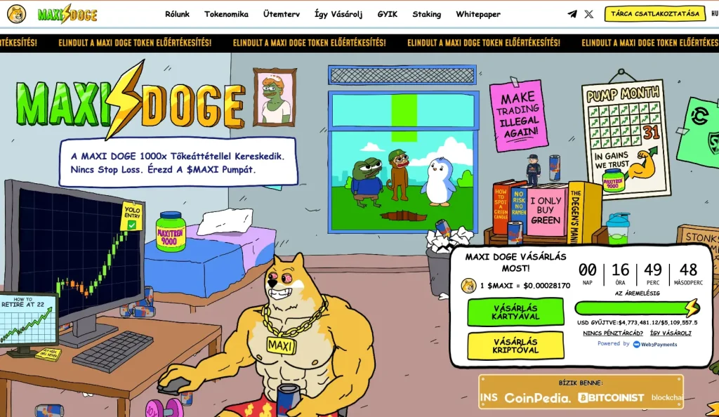 maxidoge előértékesítés