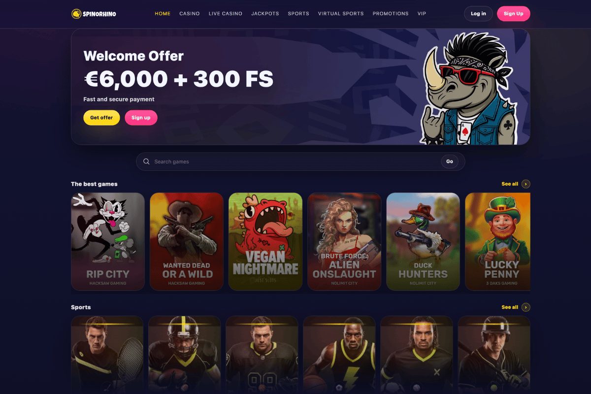 spinorhino casino