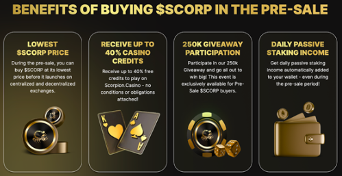 Alerte Crypto : la prévente de Scorpion Casino franchit la barre des 7 millions de dollars