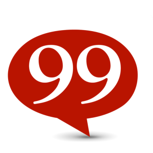 Le logo de 99Bitcoins. 