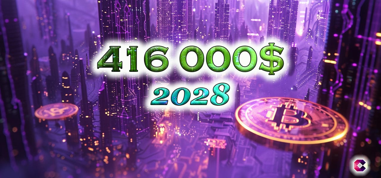 Le BTC à 416k en 2028