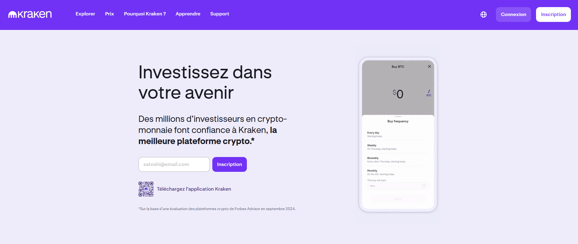 plateforme trading bitcoin futures kraken