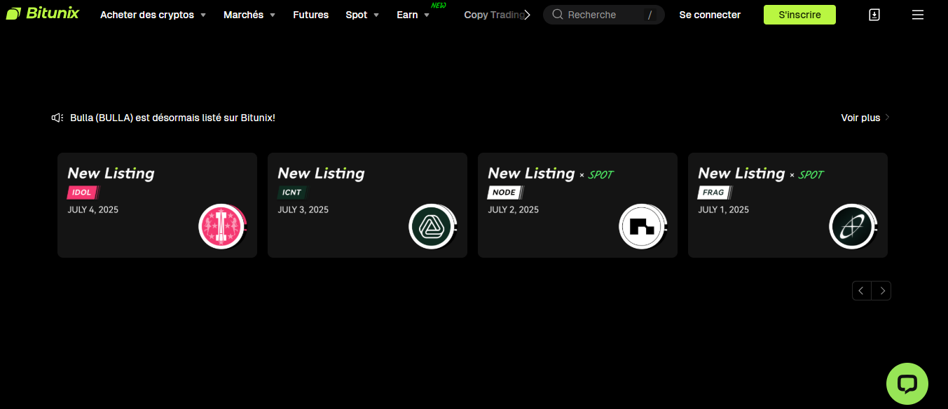 Interface de trading et outils disponibles