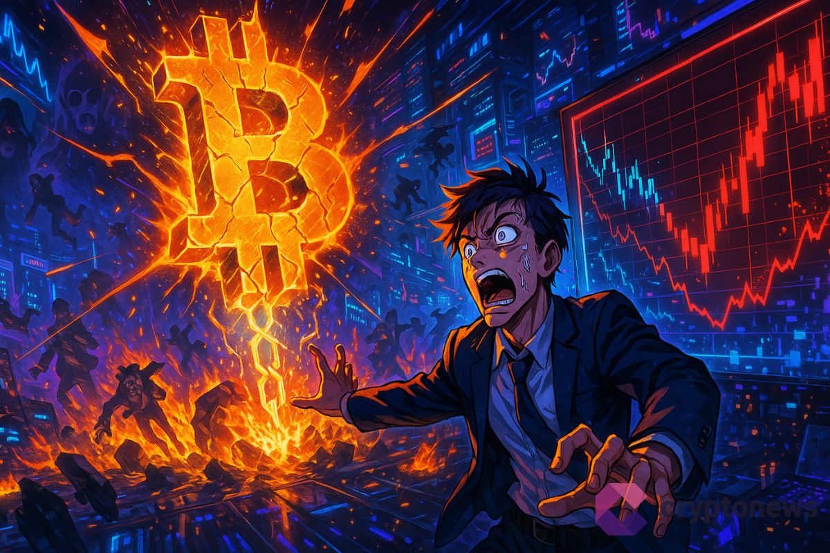 Trader vend short sur BTC