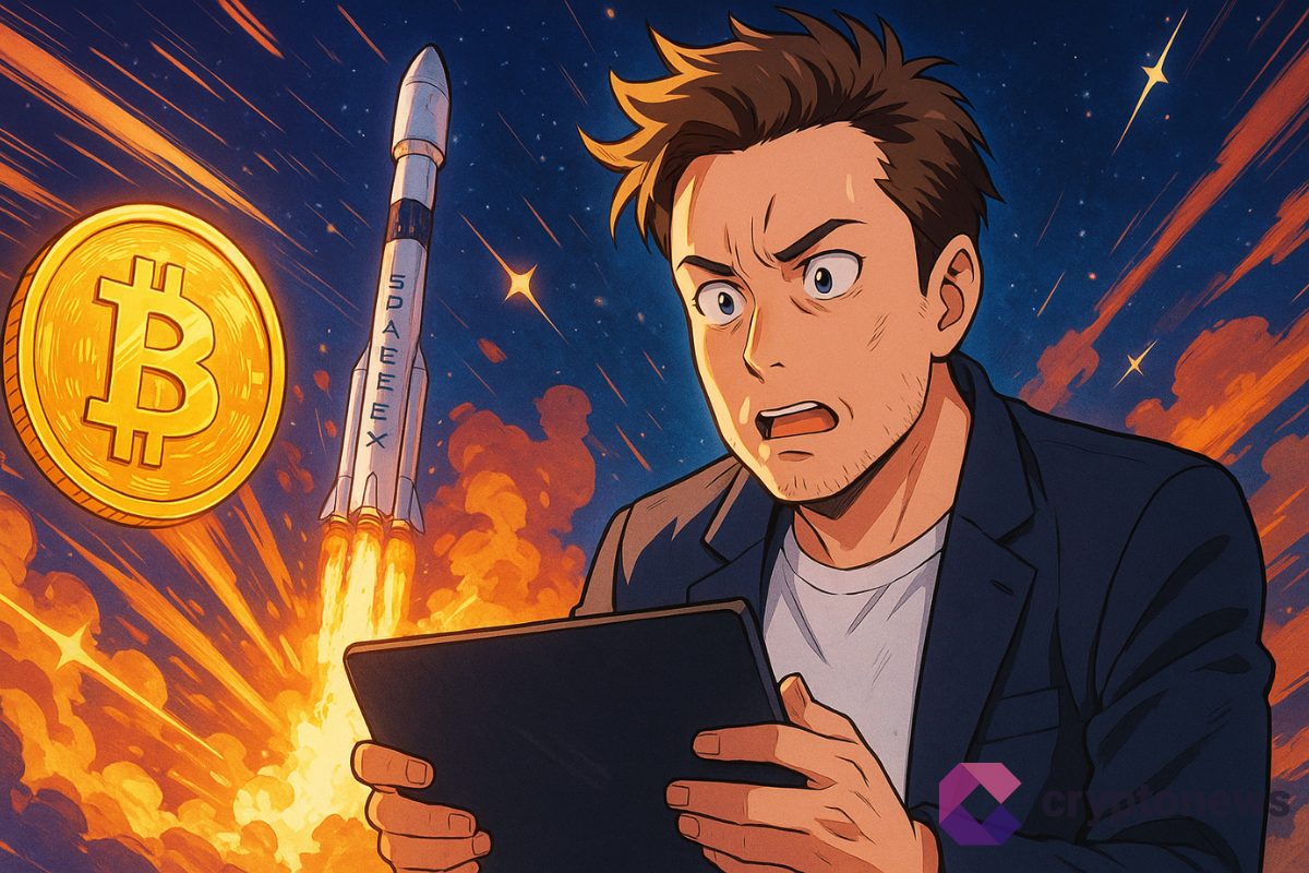 SpaceX déplace 1 308 BTC