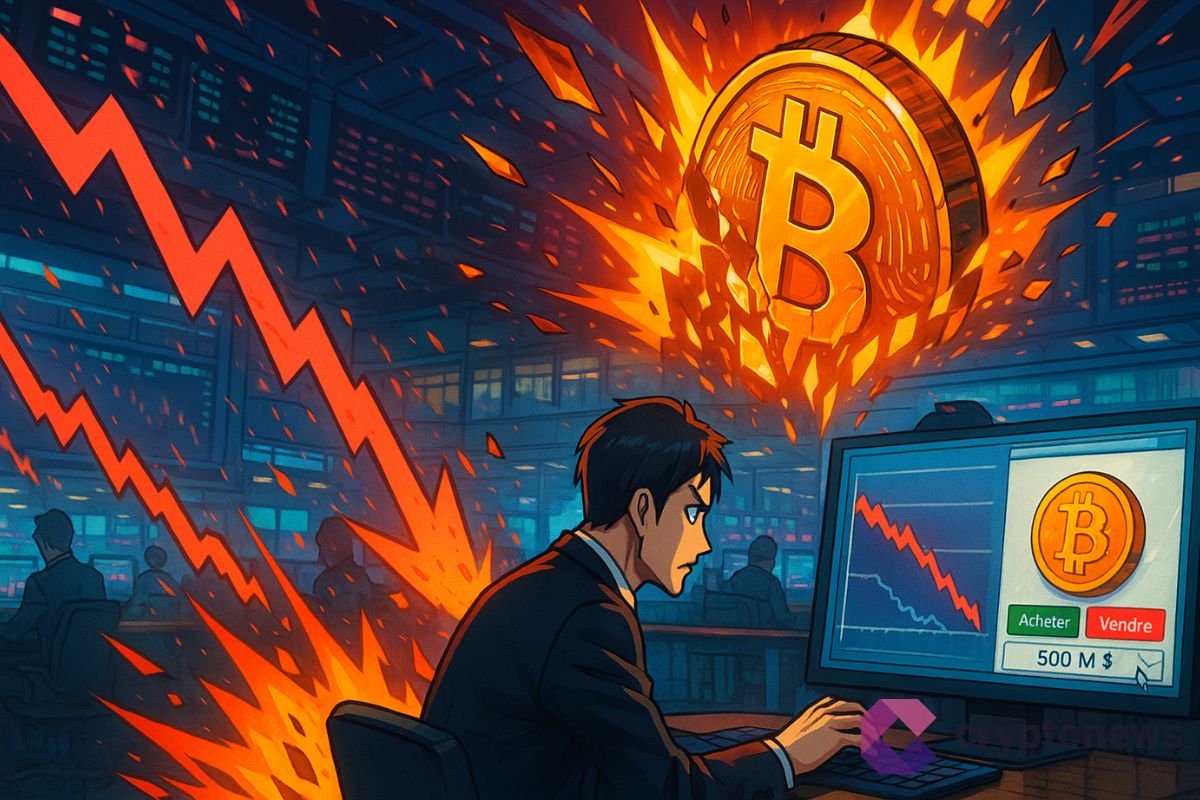 BTC RSI en berne après vente de 500 millions