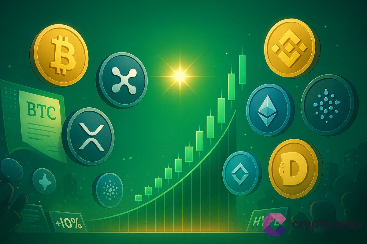 Prédiction de prix BTC, ETH, XRP, BNB, SOL, ADA, DOGE, HYPE